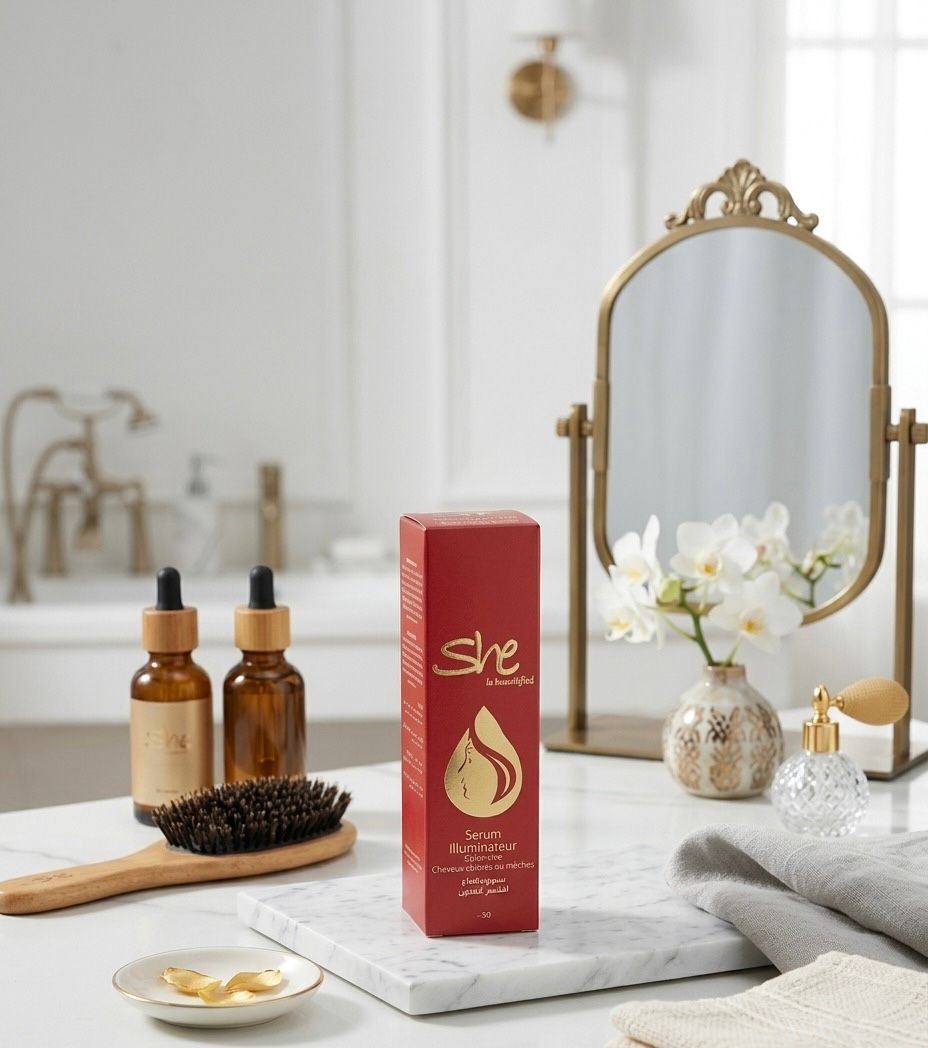 She is beautiful Serum Illuminateur – Soin Sublimateur d'Éclat & Protecteur de Couleur