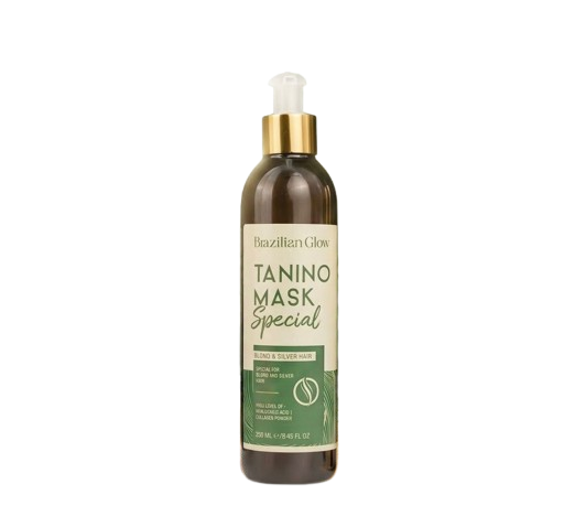 Masque Tanino Special pour Cheveux Blonds et Argentés – Brazilian Glow (250ml)
