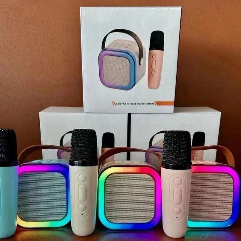 Karaoke speaker with Wireless Microphones for Adults/Kids Bluetooth Speaker