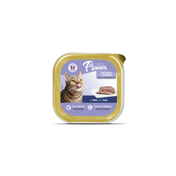 BARQUETTE PLAISIR PATE THON 100 GR