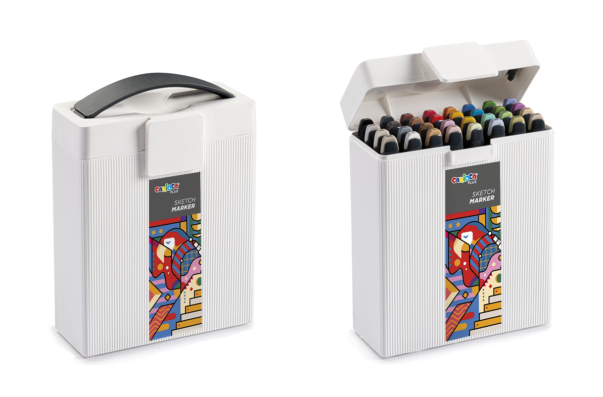 Carioca Plus Trousse de 32 marqueurs pour croquis